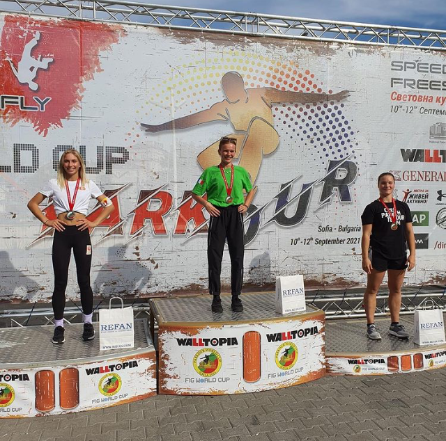 PARKOUR – LILOU RUEL LICENCIEE PK 13 – médaille d’or et médaille d ...